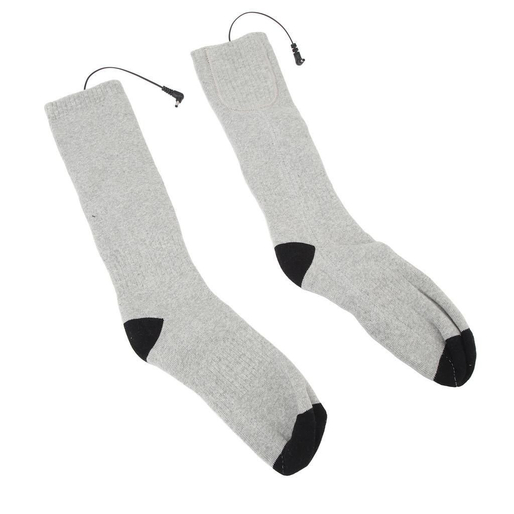 Electric Hting Socks Winter Thicken Cotton Cold Warm USB Plug in Electric Socks for Men Women