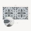 Self-adhesive PVC Dining Room Panel with Graphics 120x60 cm Symmetric Plant Motif