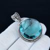 Aquamarine Pendant, 925 Sterling Silver Handmade Jewelry, Aquamarine Silver Pendant, Party Wear Jewelry For Women's, Pendant Birthday Gift