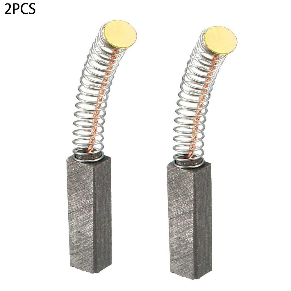 Top Notch Replacement Carbon Brushes 2pcs for Electric Motors 20mm X 6mm X 5mm