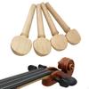 4x Колок для настройки скрипки Аксессуар для музыкального инструмента Легкий Простой в использовании Запасная часть Портативный Дерево