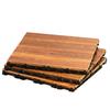 Interlocking Deck Tiles 3x Wooden Interlocking Deck Planks Outdoor Weather Resistant Floor Covering Indoor Decor For Pool
