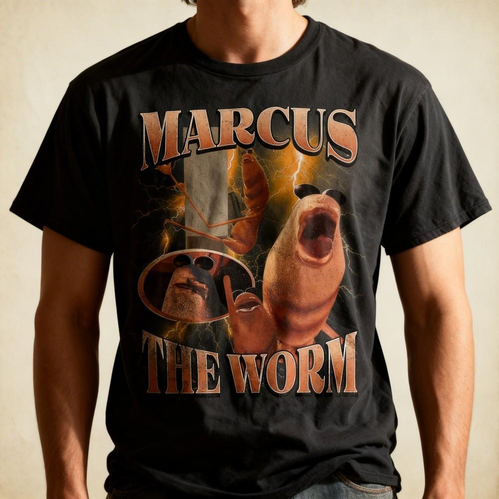 New folderMarcus The Worm TShirt Unisex Tee S5XL Unisex T-Shirt