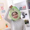 Новая мультяшная шапка-капюшон с авокадо, фотореквизит, мультяшная плюшевая шапка-капюшон