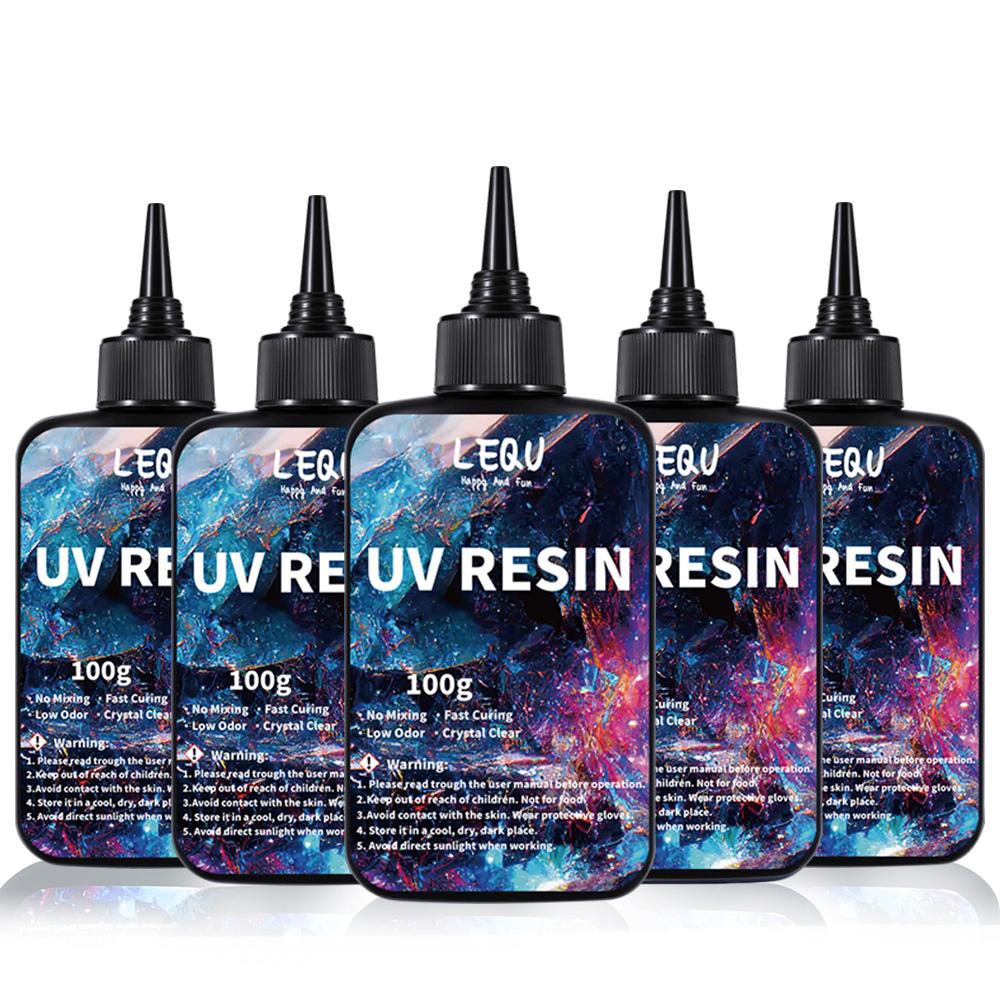 100 g UV Resin Glue Bonding and Soldering UV Glue Set Fast Drying Resin Glue For Bonding Glass Metal Wood DIY Crafts Decoration