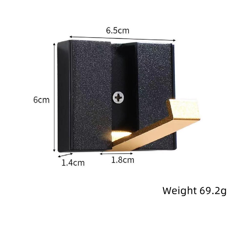 Multi-Row Foldable Wall Hook Space Aluminum Heavy-Duty Invisible Hanger for Bathroom, Kitchen, Entryway---