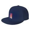 Fashion  Be present  Be calm  Be joyful   Flat Brim Sun Hat  Adjustable Denim Hat Mesh Cap