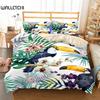 Комплект постельного белья с 3D-птицами Тукан, модный комплект постельного белья, мягкий, удобный, дышащий, для декора спальни и гостевой комнаты