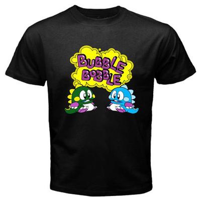 Новая черная футболка унисекс Bubble Bobble NES Game в стиле ретро, размеры от S до 5XL