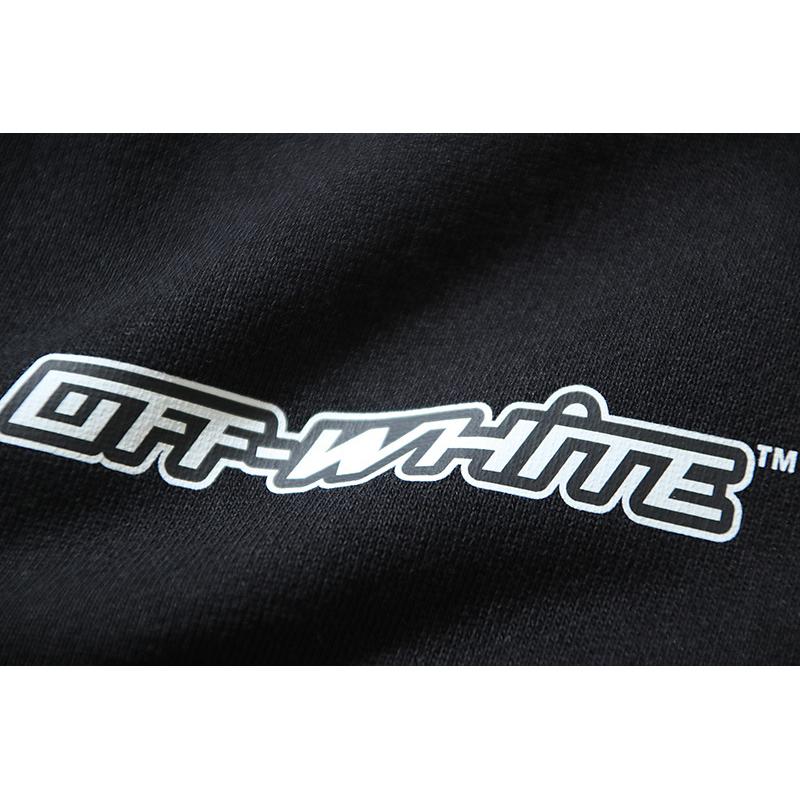 1237 Off-White 2026 Осень-Зима Новая OW Трехмерный Квадратный Узор Стрела Мужская и Женская Худи
