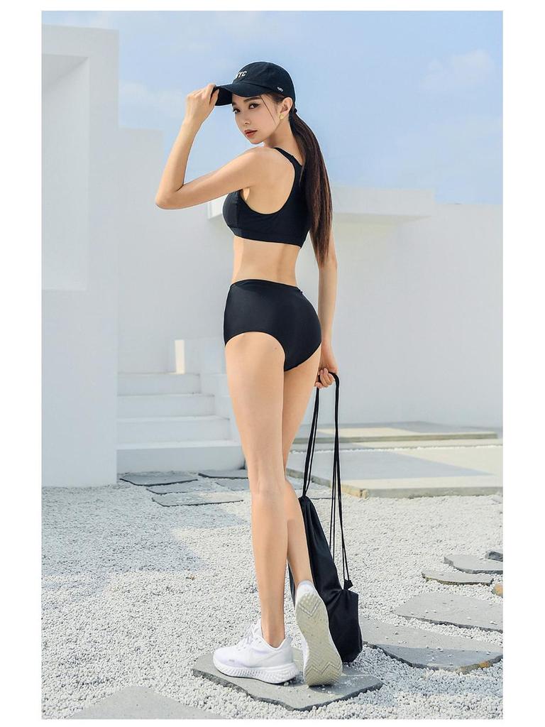 Women's High Waist Plus Size Boyleg Swim Shorts - Anti-Embarrassment Triangle Bikini Briefs