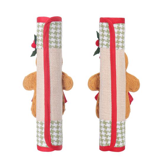 Christmas Refrigerator Handle Covers Gingerbread Man Kitchen Appliance Handle Covers for Fridge Door Holiday Home Office Decoration