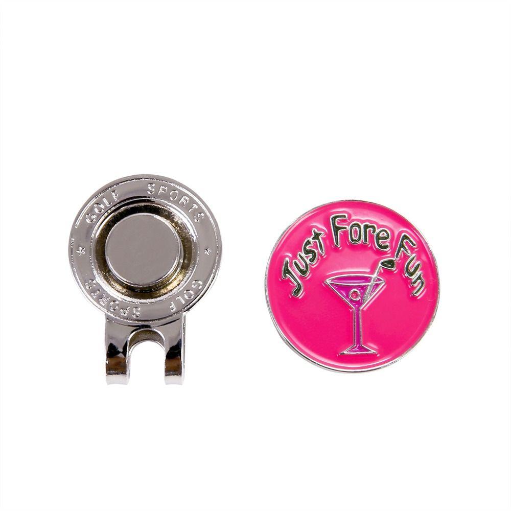 Electroplated Gold Golf Equipment Golf Hat Clip Ball Coin Mark Golf Cap Clip Golf Ball Marker