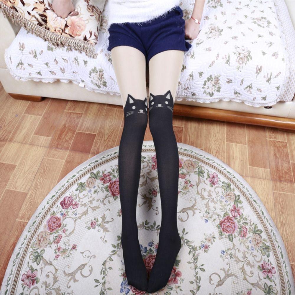 Anime Lolita Socks Cat Tight Leggings Stockings Cartoon Overknee Socks Girl