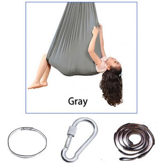 150x280 см, полный комплект, детское домашнее подвесное сиденье-качели, гамак для йоги, фитнеса, нейлоновая эластичная терапия, обёрточная бумага для объятий, воздушная йога