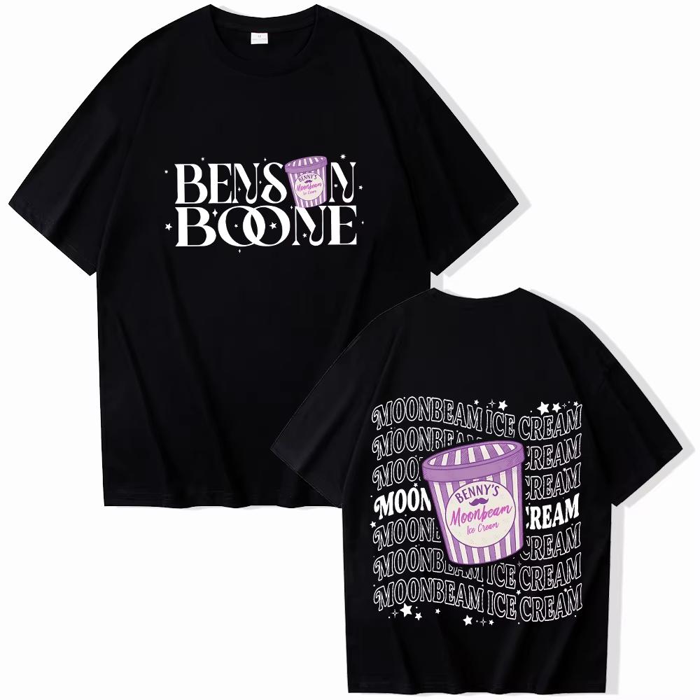 Summer Benson Boone Moonbeam Ice Cream Womens Unisex Tshirt Tour 2026 Merch Unisex Pullover Tops T Shirts