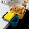 Sink Shelf Kitchen Soap Sponge Drain Rack Storage Basket Box Faucet Holder Adjustable Bathroom Holder Sink Kitchen Accessories