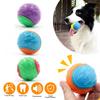 Dog Bite Toy, Soft TPR Pet Teeth Cleaning Bite Resistance Squeaky Dog Ball Toy