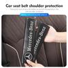 TWEK4 1/2PCS Carbon Fiber Car Seatbelt Shoulder Protector Cover Safety Belt Decoration For Benz AMG VIANO GLB GLC W108 W124 W126 W169