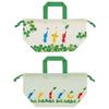 Skater Children's Lunch Box Drawstring Bag with Gusset Kids Made In Japan Nintendo Pikmin Boys Girls KB7