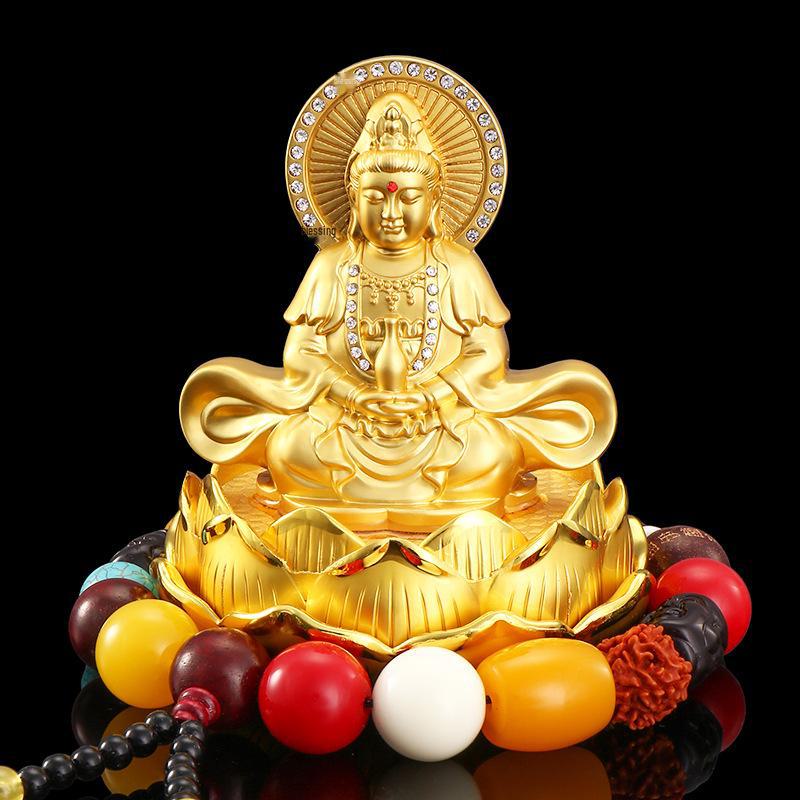 Украшение для автомобиля в виде парфюма из сплава «Лотос Гуаньинь» — аксессуар для интерьера в виде тысячи рук Гуаньинь