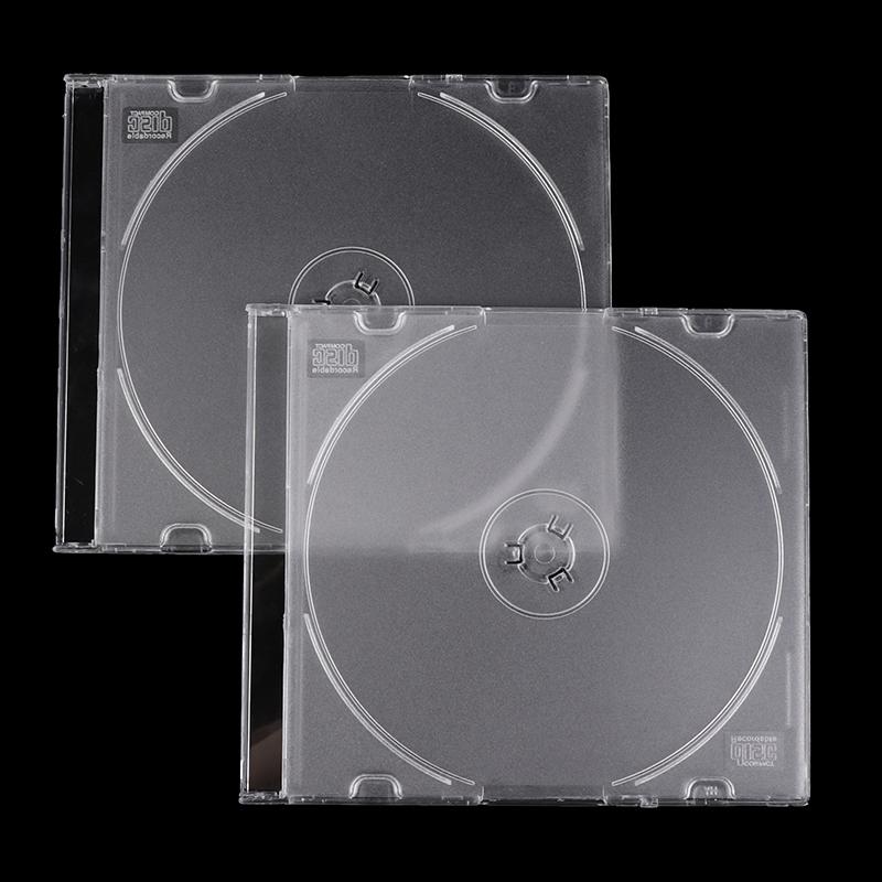 Чехол для хранения компакт-дисков Прозрачная подставка Акриловые держатели для компакт-дисков Держатель для хранения DVD Прозрачный