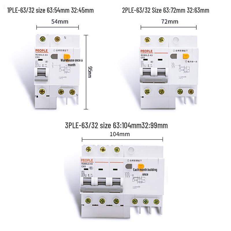 PEOPLE RDB5LE-32 Residual Current Circuit Breaker