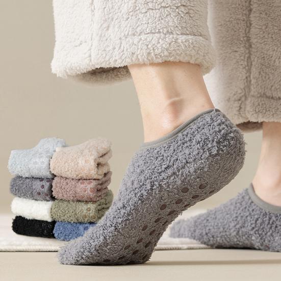 Soft Slipper Socks for Women Fuzzy Floor Socks with Grips