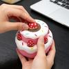 Медленно поднимающаяся игрушка-антистресс, двухслойный клубничный торт, сжимаемая игрушка, безопасное средство для снятия стресса, мягкий, медленно возвращающийся, для снятия напряжения, подарок для детей и взрослых