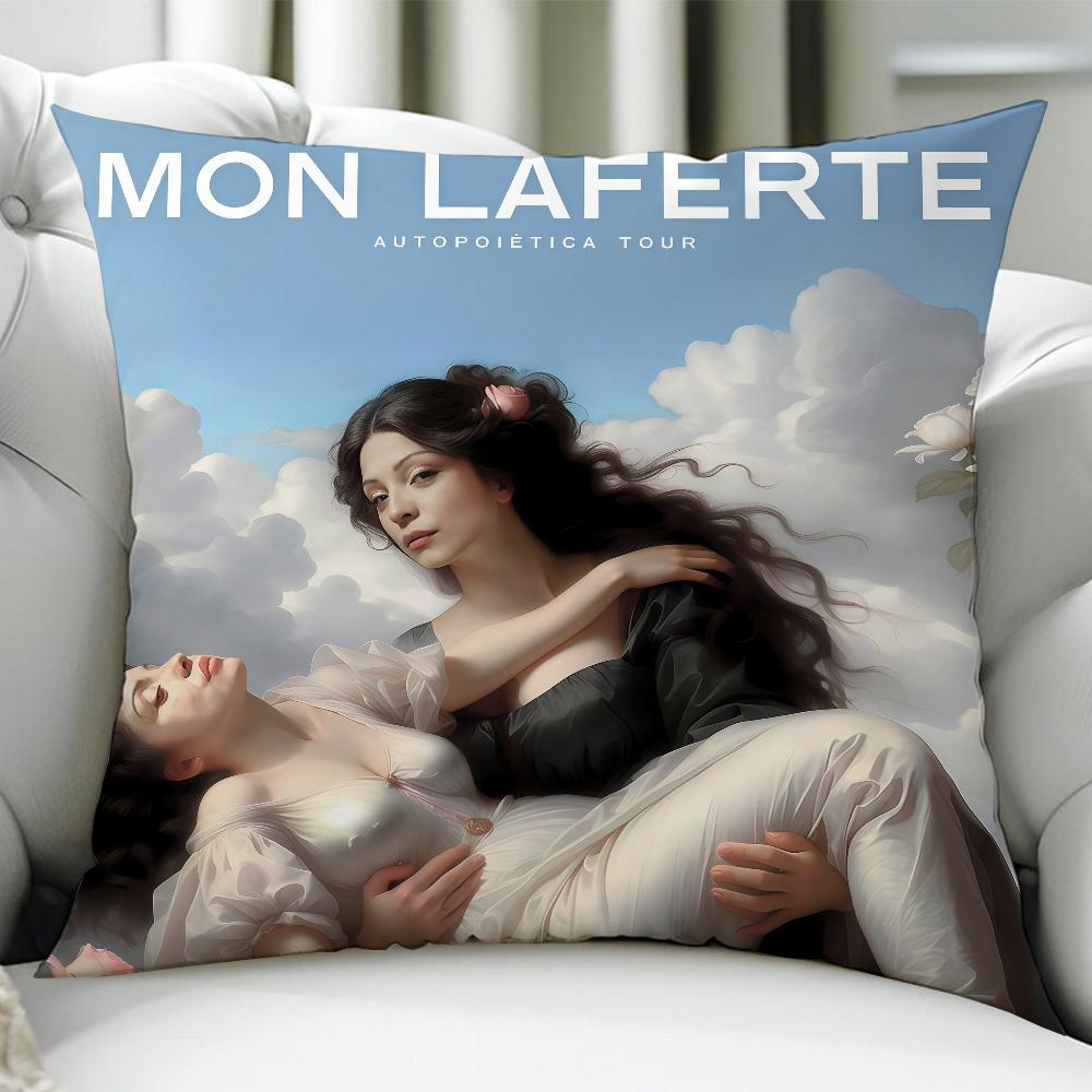 MMon Laferte FEMME FATALE Певица Наволочка Подарок на День Рождения Юбилей Двусторонняя Печать Молния Наволочка