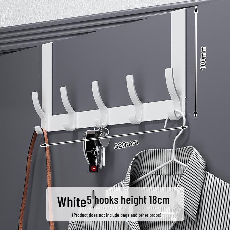 Over-the-Door No-Drill Coat Rack & Clothes Hook