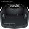 Защитные накладки салона Model Y Защитные накладки на багажник от царапин Аксессуары из АБС-пластика с индивидуальной посадкой Крепление на липучке Специфично для автомобиля