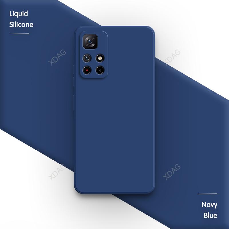 Квадратный чехол из жидкого силикона для Xiaomi Poco M4 Pro M5 M5s 4G 5G Мягкий Роскошный Ударопрочный Защита камеры Оригинальная задняя крышка