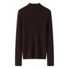 Lekasha Women's Striped Seamless Cashmere Knitwear - High Neck Autumn/Winter Top