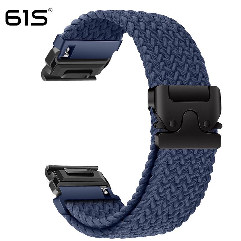 Эластичный ремешок из паракорда 61S для часов Garmin Fenix 8, 7X Pro, 955, 965