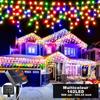 Solar-Powered Christmas LED String Lights for Outdoor Garden and Courtyard Decor