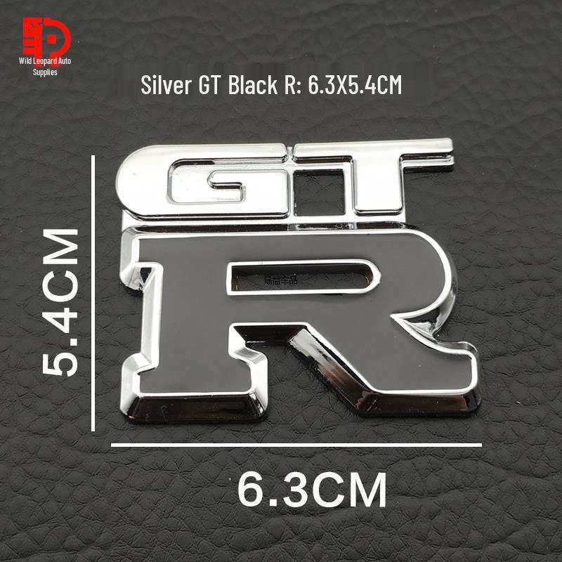 Металлическая 3D наклейка-эмблема на багажник автомобиля GTR для тюнинга - Декоративный значок