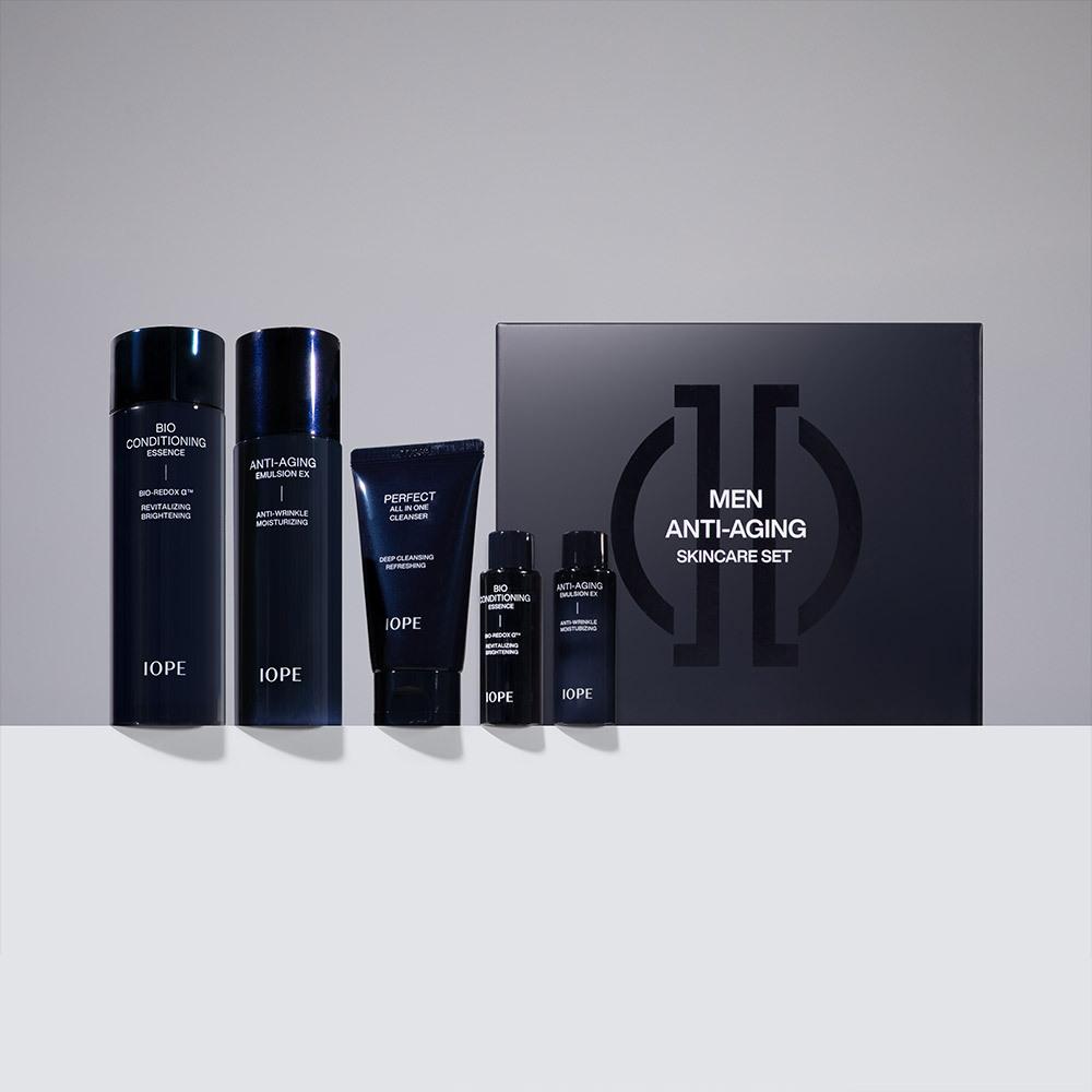 Iope Men S 2 Set  eSSence 145ml + emulSion 120ml + 3 Miniature Gift 