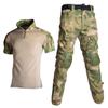 Новый камуфляжный костюм спецназа At-fg, колготки, футболка с короткими рукавами, камуфляжный костюм лягушки