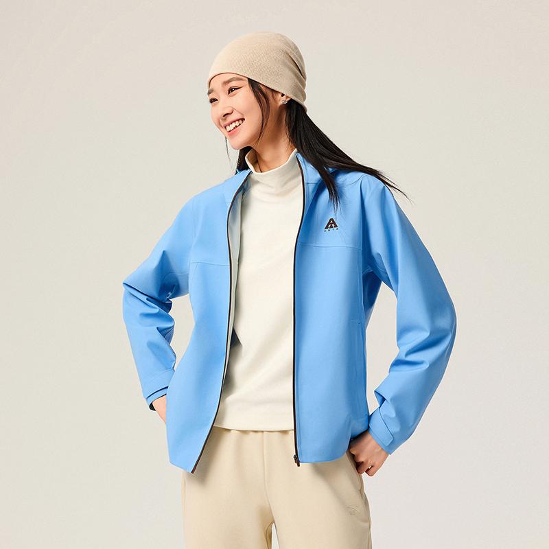 Anta Серия Outdoor Водонепроницаемая куртка-шелл 3.0 Земляной шелл Outdoor Куртка-хардшелл для альпинизма Повседневная универсальная для ежедневных поездок Женская куртка 962546610-1