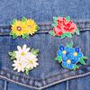 Original Plant Flower Series Alloy Brooch Colorful Flower Clothes Bags Accessories