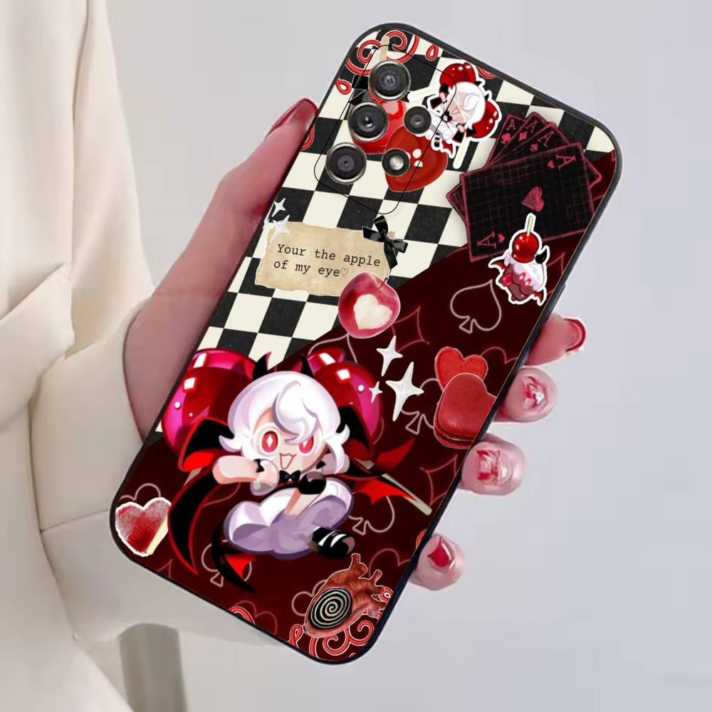 Чехол для телефона Game C-Cookie R-Run Kingdom для Samsung S25, S24, S21, S22, S23, S30, Ultra, S20, Plus, Fe, Lite, Note, 10, Черный