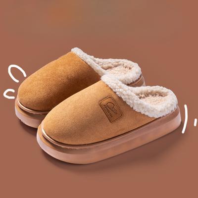 Новые хлопковые туфли, женские теплые плюшевые тапочки