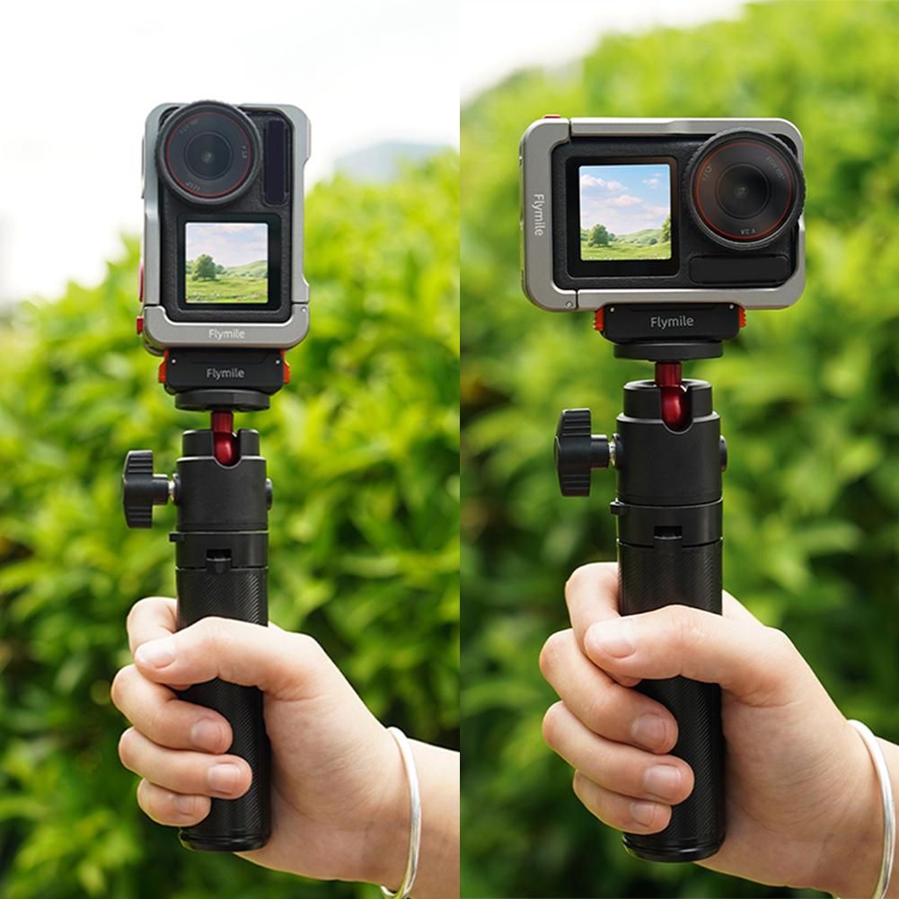 Для DJI ACTION 4/5 Pro Магнитная Быстросъемная Основа Противоскользящая 1/4 Складной Адаптер Металлическая Основа Износостойкие Расширяемые Аксессуары