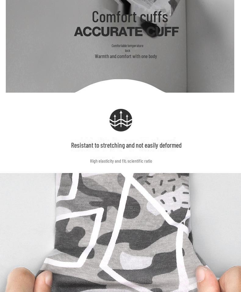 Мужской хлопковый осенний топ — дышащий, удобный, большой круглый вырез, облегающий, молодежный стиль.