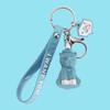 1 шт. Креативный мультяшный геометрический граненый брелок в виде куклы динозавра и панды для пары, подвеска для рюкзака, подарок