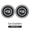 Car-Mounted Silicone GKQGYY6  Material Double-Ring Water Cup Coaster Anti-slip For VW R Magotan Passat Tiguan Scirocco Golf 5 Polo Jetta