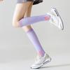 3Pairs Women'S Sports Socks, Compression Slimming Calf Socks, Summer Thin Professional Sports Running Jump Rope Fitness Yoga Compression Socks, Mid