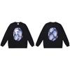 BAPE-Style Heavyweight Cotton Crewneck Sweatshirt Mens Oversized Streetwear Pullover Fall