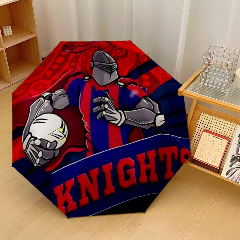Knights Fashionable Automatic Opening/Closing Folding Umbrella. Portable and Foldable, Ideal for Gift, Travel, and Daily Use